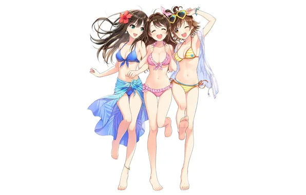 Idolmaster, shibuya rin, idolmaster cinderella girls, morikura en, honda mio, shimamura uzuki