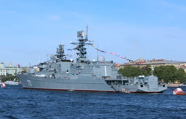 Корабль, Парад, сторожевой, Неустрашимый