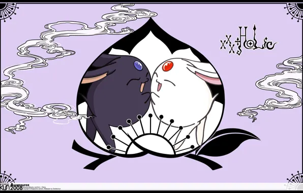 Аниме, арт, зверюшки, ёкай, xxxHolic