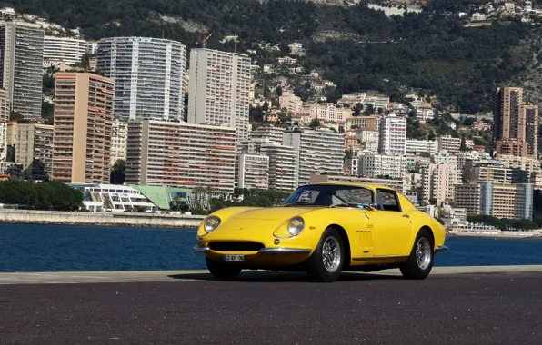 Картинка Ferrari, GTB, Yellow, 275