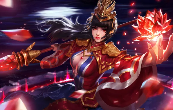 Девушка, маг, Heroes of Newerth, Da Qiao Ellonia
