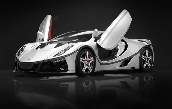 Суперкар, ламбо двери, 2015, GTA Spano, butterfly doors