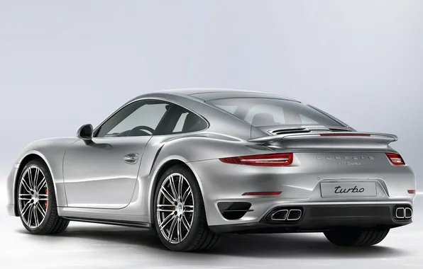 Картинка авто, фон, обои, 911, Porsche, Turbo, задок, 2013