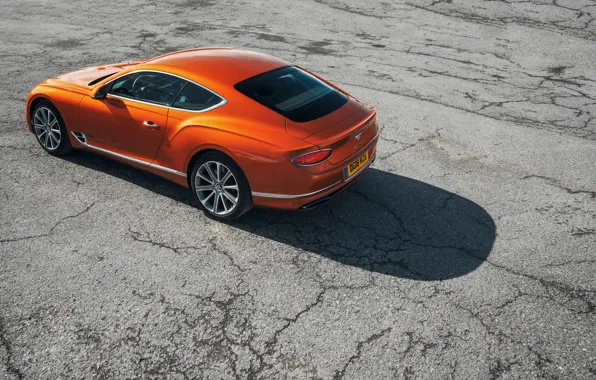 Bentley, Continental GT, вид сзади, 2018