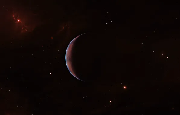 Звезды, Планета, Космос, Арт, Stars, Space, Art, Planet