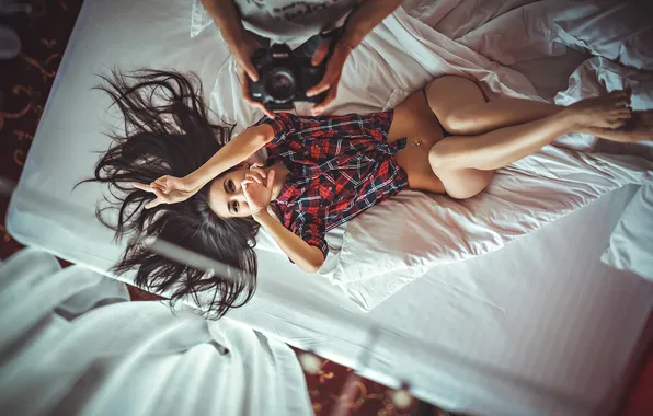 Light, Sexy, Model, Black, Beauty, Photo, View, Hair