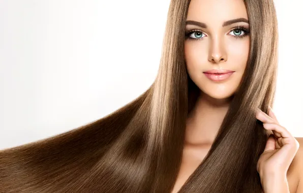 Девушка, лицо, модель, волосы, макияж, girl, шатенка, woman