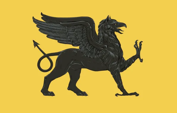 Картинка флаг, грифон, flag, Grand Tartaria, Великая Тартария, grifon