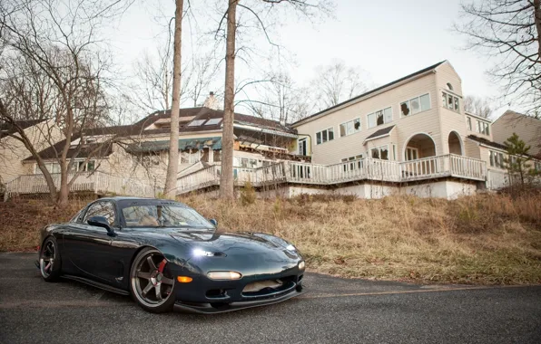 Turbo, wheels, mazda, japan, jdm, rx7, tuning, front