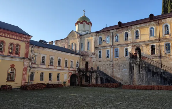 Церковь, храм, монастырь, святые места, Новый Афон, красивые здания