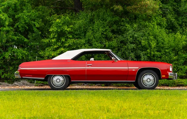 Chevrolet, Кабриолет, 1975, ретро автомобили, Convertible, retro cars, Chevrolet Caprice Classic Convertible, Chevrolet Caprice Classic