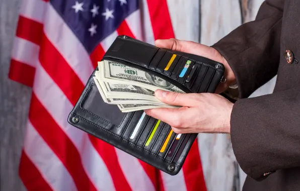 Usa, flag, money