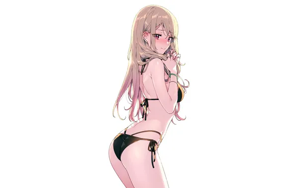 Girl, sexy, ass, long hair, boobs, anime, beautiful, pretty
