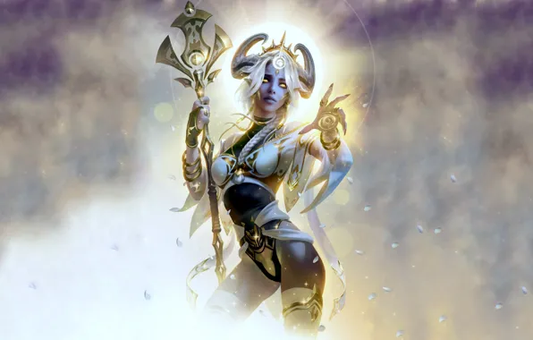 Жезл, Draenei, World Of Warcraft, Дренейка, Dmitry Prozorov, Pride of exodar, Магичка