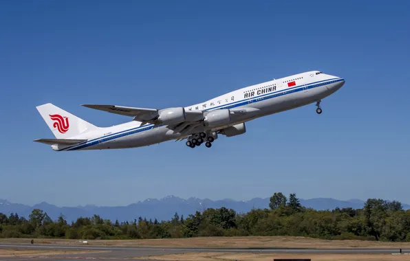 Картинка China, Китай, Boeing, Боинг, 747, 747-8, B747, Б747