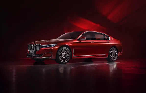 Картинка красный, BMW, седан, G12, 7er, 7-series, 2019, Radiant Cadenza Immaculate Edition