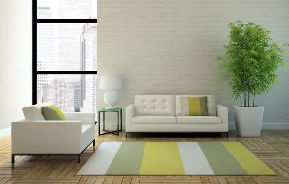 Картинка диван, небоскреб, интерьер, skyscraper, interior, office, couch, стильный дизайн
