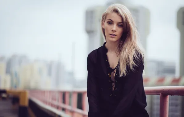 Картинка взгляд, лицо, фон, модель, волосы
