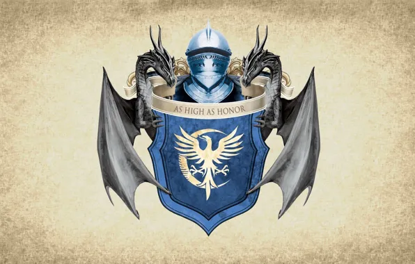 Moon, feathers, symbol, series, dragon, A Song of Ice and Fire, Game of Thrones, shield