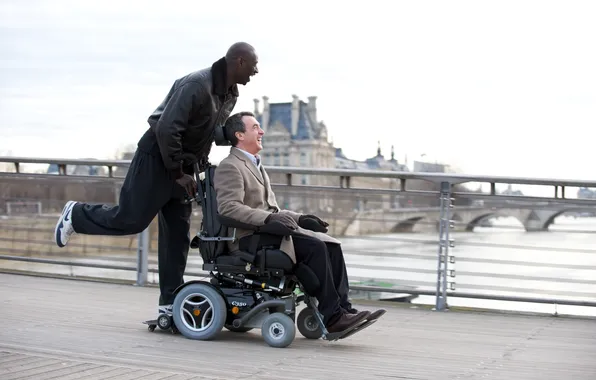 Картинка 1+1, Омар Си, François Cluzet, Неприкасаемые, Intouchables