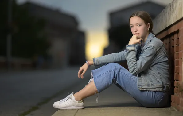 Девушка, поза, Sarah