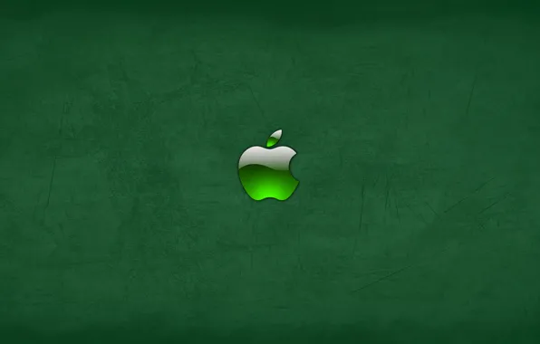 Зеленый, apple, яблоко, mac