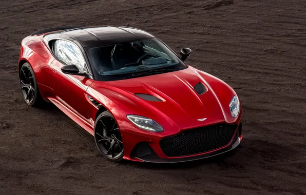 Aston Martin, DBS, Superleggera, вид спереди, 2018