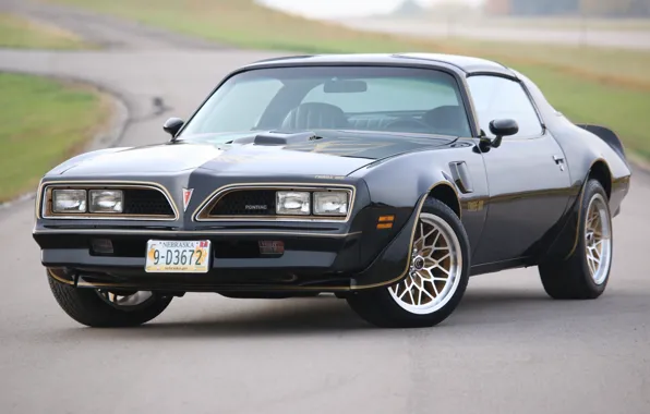 Black, Pontiac, 1977, Trans