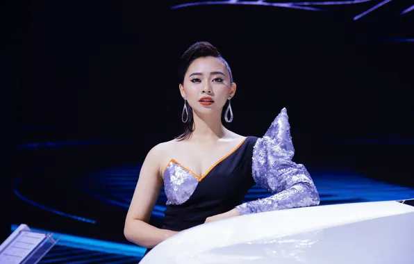 Взгляд, стиль, прическа, мода, look, вечернее платье, earrings, evening dress