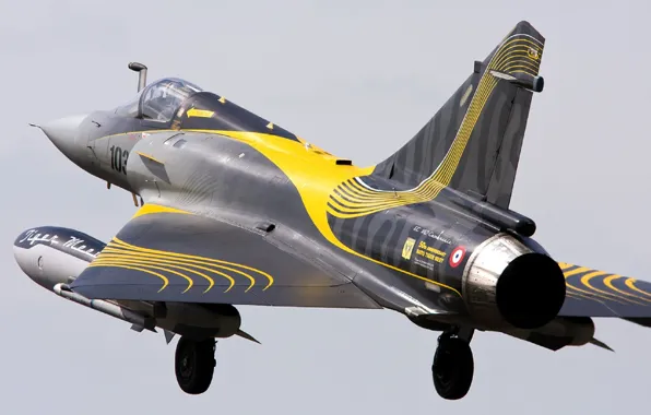 Картинка истребитель, взлёт, Mirage 2000C