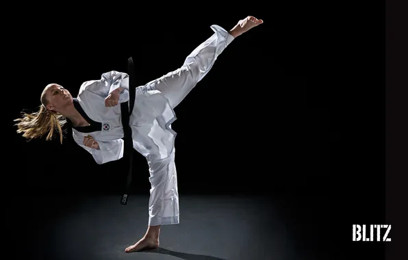 Girl, sports, Karate, Martial arts