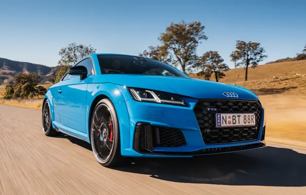 Картинка Audi, blue, Audi TTS Coupe, TT