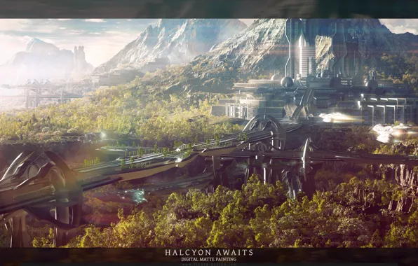 Future, awaits, halcyon