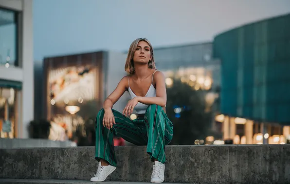 Девушка, боке, Lucie