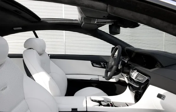 Картинка белый, Mercedes Benz, салон, AMG