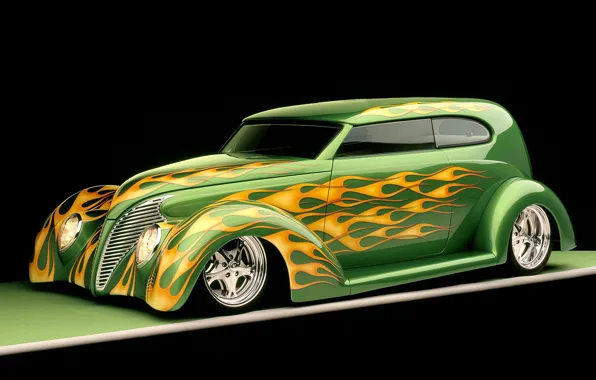 Ретро, тюнинг, Ford, Sedan, 1939
