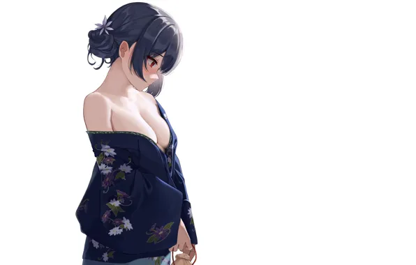 Kawaii, girl, hot, sexy, yukata, anime, babe, cute