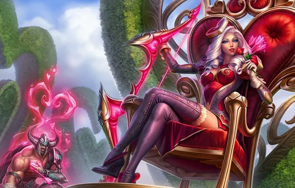 League of Legends, Ashe, LoL, Heartseeker Ashe