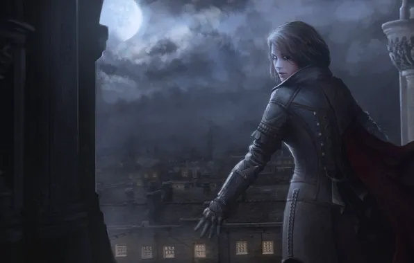 Black, art, deviantart, ассасин, assassin, Assassin's Creed Syndicate, Evie