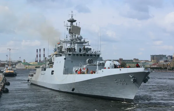Фрегат, ВМС Индии, визит, F44, INS Tabar