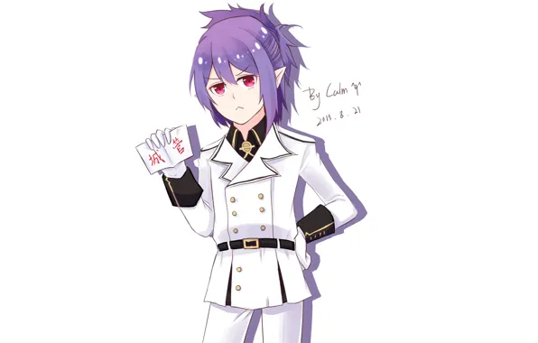 Вампир, парень, Owari no Seraph, Последний серафим