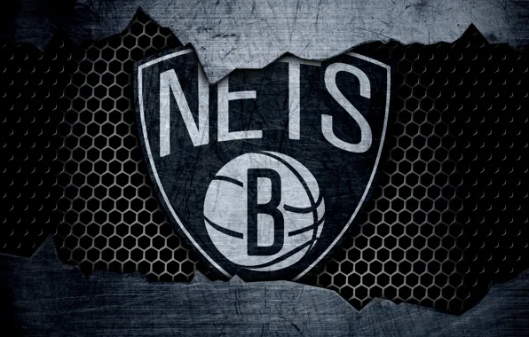 Wallpaper, sport, logo, basketball, NBA, Brooklyn Nets
