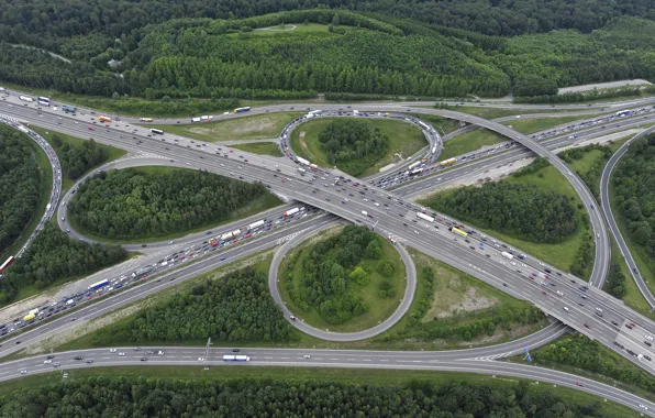 Cars, traffic, german, autobahn