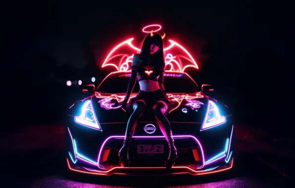 Glow, ride, angelic, lucifer