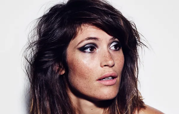 Девушка, лицо, актриса, брюнетка, красавица, Gemma Arterton
