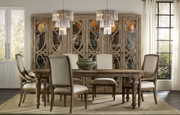 Комната, интерьер, interior, villa, столовая, dining room, rustic style