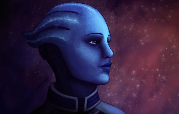 Картинка Mass Effect, liara, asari, Liara T'Soni, scientist