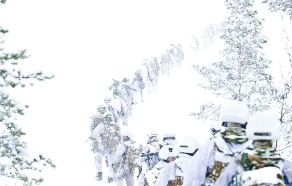 Картинка оружие, армия, солдаты, Norwegian Army