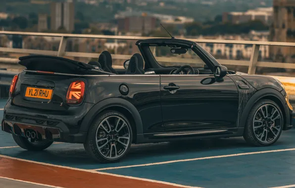 Кабриолет, экстерьер, Convertible, 2021, Mini Cooper S, JCW Package, Shadow Edition, МИНИ Купер С