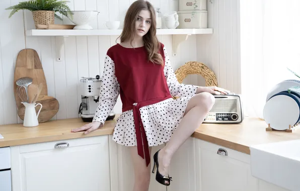 Long hair, model, brunette, gorgeous, photoshoot, posing, beautiful face, pale skin